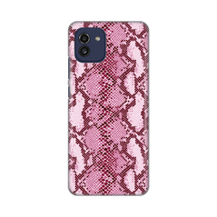 Zastitna silikonska maska (futrola) PRINT - Samsung A035 Galaxy A03 Pink Snake.