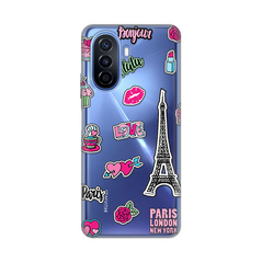 Zastitna ultra tanka (skin) maska / futrola PRINT - Huawei Nova Y70/Nova Y70 Plus Love Paris.