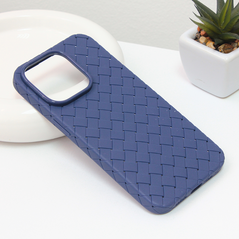 Zastitna maska (futrola) Weave case - iPhone 14 Pro plava.
