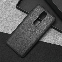 Zastitna maska (futrola) Leather - Huawei Mate RS Porsche design crna.
