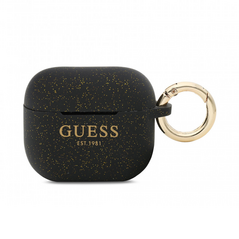 Zastitna maska (futrola) Guess Airpods 3 Glitter crna (GUA3SGGEK).