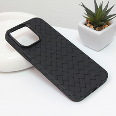 Zastitna maska (futrola) Weave case - iPhone 14 Pro Max 6.7 crna.