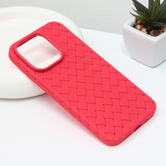 Zastitna maska (futrola) Weave case - iPhone 14 Pro crvena.