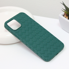 Zastitna maska (futrola) Weave case - iPhone 12 6.1 zelena.