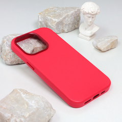 Zastitna maska (futrola) Beautiful Shine Leather iPhone 14 Pro crvena.