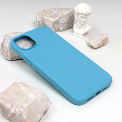 Zastitna maska (futrola) Beautiful Shine Leather iPhone 14 Plus svetlo plava.