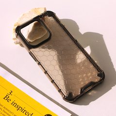 Zastitna maska (futrola) Honeycomb - iPhone 14 Pro crna.