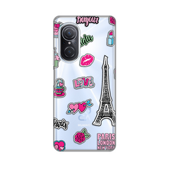 Zastitna ultra tanka (skin) maska / futrola PRINT - Huawei Nova 9 SE Love Paris.