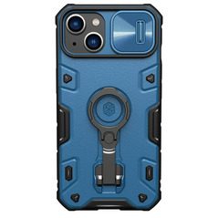 Zastitna maska (futrola) Nillkin CamShield Armor Pro - iPhone 14 Plus plava.