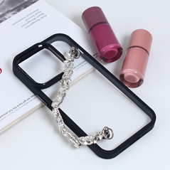 Zastitna maska (futrola) Chain - iPhone 14 Pro crna.