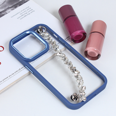 Zastitna maska (futrola) Chain - iPhone 14 Pro plava.