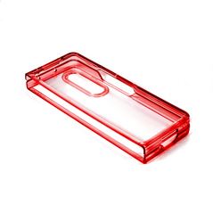 Zastitna maska (futrola) providna TPU - Samsung F936B Samsung F936 Galaxy Z Fold 4 crvena.