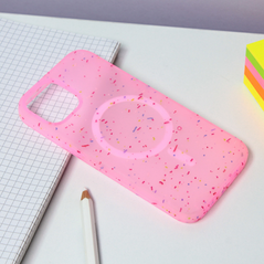 Zastitna maska (futrola) Colorful Magsafe - iPhone 14 roze.