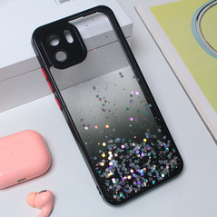 Zastitna maska (futrola) okvir Glitter - Xiaomi Redmi A1/Redmi A2 crna.