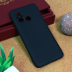 Zastitna maska (futrola) Teracell Giulietta - Xiaomi Redmi 12C mat crna.