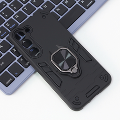 Zastitna maska (futrola) Cube Ring - Samsung S916 Galaxy S23 Plus crna.