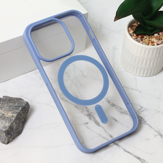 Zastitna maska (futrola) Magsafe Shining Camera - iPhone 15 Pro 6.1 plava.