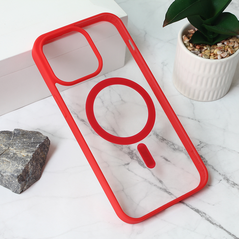 Zastitna maska (futrola) Magsafe Shining Camera - iPhone 15 Pro Max 6.7 crvena.