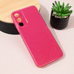 Zastitna maska (futrola) Sparkle Dust - Samsung A156 Galaxy A15 5G tamno pink.