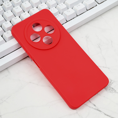 Zastitna maska (futrola) Silikon Pro Camera - Xiaomi Redmi 14C/Redmi A4 crvena.