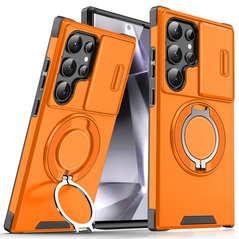 Zastitna maska (futrola) CamShield Ring stand - Samsung S928B Galaxy S24 Ultra narandsta.