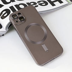 Zastitna maska (futrola) Magsafe Chrome - iPhone 14 siva.