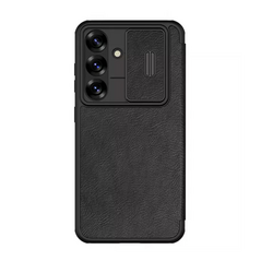 Zastitna maska (futrola) Nillkin Qin Pro Leather - Samsung S931 Galaxy S25 crna.