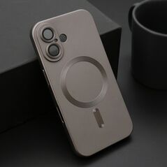 Zastitna maska (futrola) ELEGANT MAGSAFE - iphone 16 (6.1) siva (MS).
