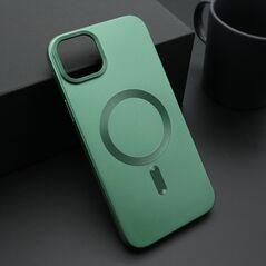 Zastitna maska (futrola) ELEGANT MAGSAFE - iPhone 15 Plus zelena (MS).