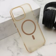 Zastitna maska (futrola) MagSafe HARMONY - iPhone 16 Pro Max (6.9) zlatna (MS).