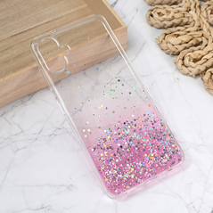 Zastitna silikonska maska (futrola) Glitter - Samsung A065F Galaxy A06 5G roze.