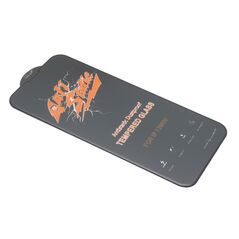 Staklena folija (zastitno kaljeno staklo) za ekran ANTISTATIC - Iphone 13 mini (5.4) crna (MS).
