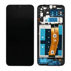LCD displej (ekran) - Samsung A145F Galaxy A14 4G + touchscreen + okvir crni FULL ORG-SP.