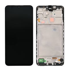 LCD displej (ekran) - Samsung A166/Galaxy A16 5G + touchscreen + okvir crni FULL ORG SP.