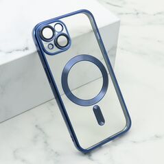 Zastitna maska (futrola) CAMERA PROTECT MagSafe - iPhone 14 (6.1) plava (MS).