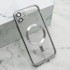Zastitna maska (futrola) CAMERA PROTECT MagSafe - iPhone 11 (6.1) srebrna (MS).