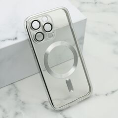 Zastitna maska (futrola) CAMERA PROTECT MagSafe - iPhone 13 Pro (6.1) srebrna (MS).