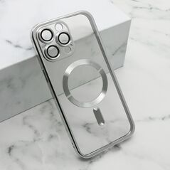 Zastitna maska (futrola) CAMERA PROTECT MagSafe - iPhone 15 Pro Max (6.7) srebrna (MS).