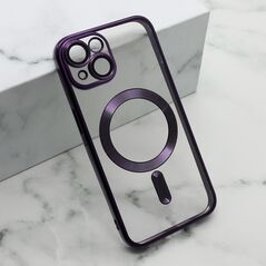 Zastitna maska (futrola) CAMERA PROTECT MagSafe - iPhone 15 ljubicasta (MS).