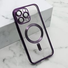 Zastitna maska (futrola) CAMERA PROTECT MagSafe - iPhone 15 Pro Max (6.7) ljubicasta (MS).