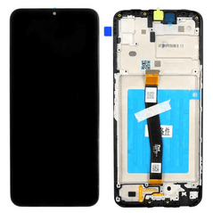 LCD displej (ekran) - Samsung A226 Galaxy A22 5G + touchscreen + okvir crni Service Pack ORG/GH81-20694A.