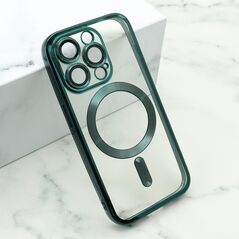 Zastitna maska (futrola) CAMERA PROTECT MagSafe - iPhone 15 Pro (6.1) zelena (MS).