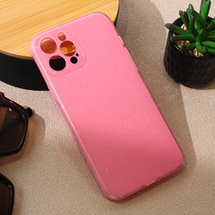 Zastitna maska (futrola) Sparkle Dust - iPhone 12 Pro Max 6.7 roze.