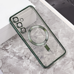 Zastitna maska (futrola) Magsafe Lux - Samsung S721B Galaxy S24 FE zelena.