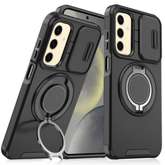 Zastitna maska (futrola) CamShield Ring stand - Samsung S926B Galaxy S24 Plus crna.