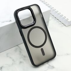 Zastitna maska (futrola) SHINING MAGSAFE - iPhone 15 Pro (6.1) crna (MS).