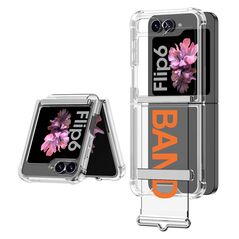 Zastitna maska (futrola) providna STRAP - Samsung F741B Galaxy Z Flip 6 5G narandsta (GKK case) (MS).