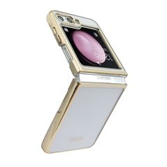 Zastitna maska (futrola) LINES - Samsung F731B Galaxy Z FLIP 5 5G zlatna (GKK case) (MS).