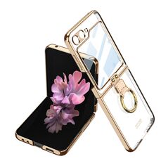 Zastitna maska (futrola) RING LINES - Samsung F741B Galaxy Z Flip 6 5G zlatna (GKK case) (MS).