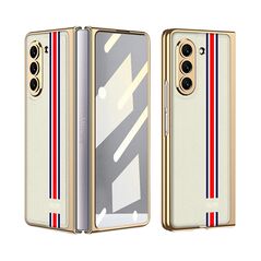 Zastitna maska (futrola) ELEGANT RED LINE - Samsung F946 Galaxy Z Fold 5 5G zlatna (GKK case) (MS).